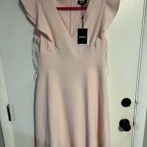 NWT DKNY Blush Pink Aline dress 12